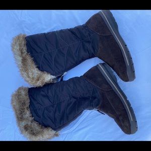 Lands end ladies warm snow boots